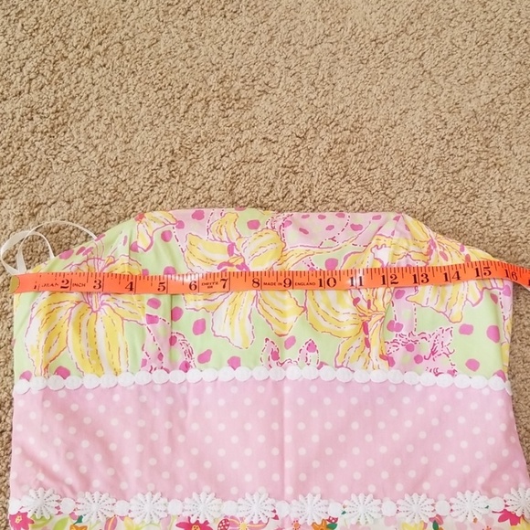 LILLY PULITZER Multi Printed Size 10 Dress - Picture 7 of 7